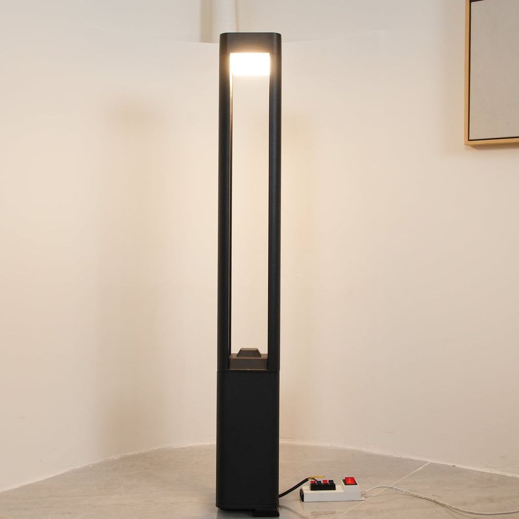 Rectangular Column Garden Outdoor Light