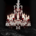 Auralite Bakala Red Crystal Classic Chandelier 16 Lights