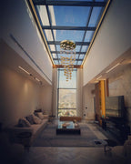 Modern Artistic Unique Golden Dragon Egg Pendant Ceiling Light for Staircase / Sales Center / Hotel