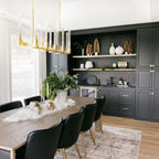 Modern Linear Round / linear Tubular Glass Chandelier for Dining Room / kitchen Island