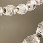Creative Glass Pearl Necklace Pendnat Chandelier for Living / dining Room / staircase