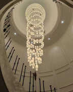 Elegant Flower Chandelier for Foyer / Staircase