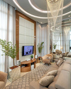 Extra Large Affordable Luxury Tiered Tassel Watefall Crystal Chandelier for Spiral Staircase / villa / hotel
