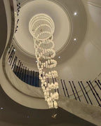 Elegant Flower Chandelier for Foyer / Staircase