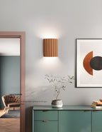 Resin Ribbed Wall Lamp