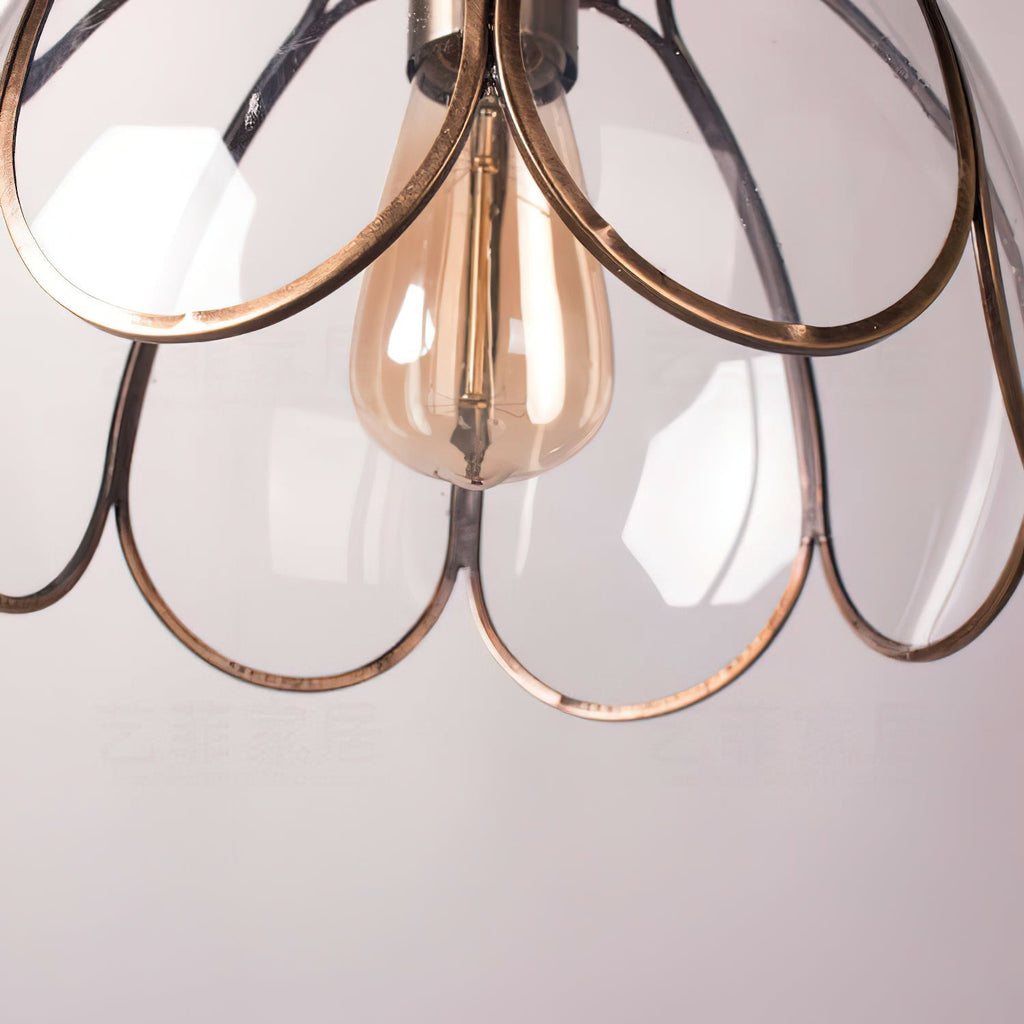 Retro Lotus Pendant Lamp