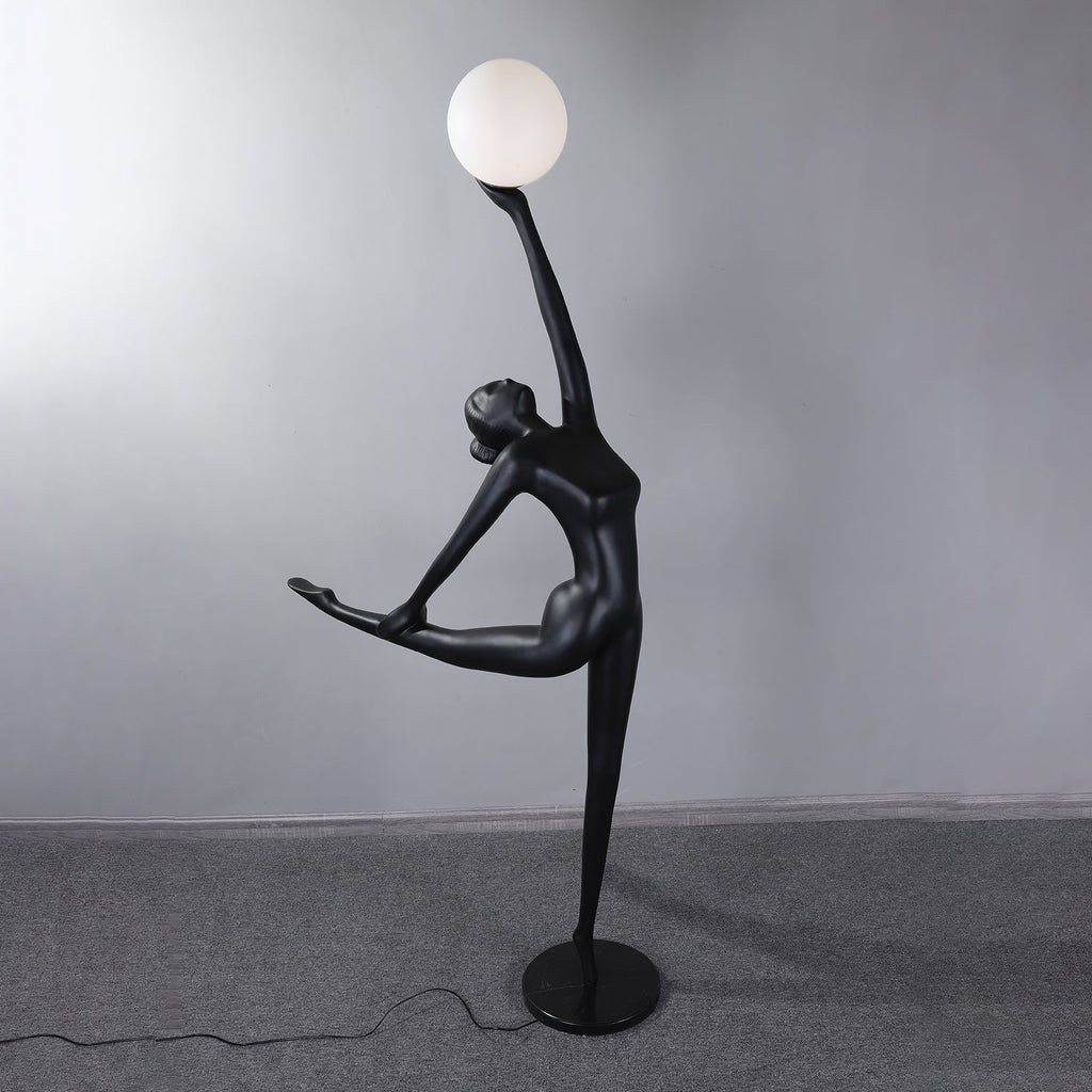 Rhythmic Gymnast Sculpture Floor Lamp