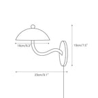Ripple Plug-in Wall Lamp