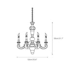 Roman Pillar Chandelier