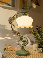 Glass Gooseneck Table Lamp 12.2 Inch