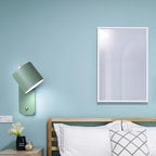 Rotatable Cylinder Plug-in Wall Lamp