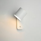 Rotatable Cylinder Plug-in Wall Lamp