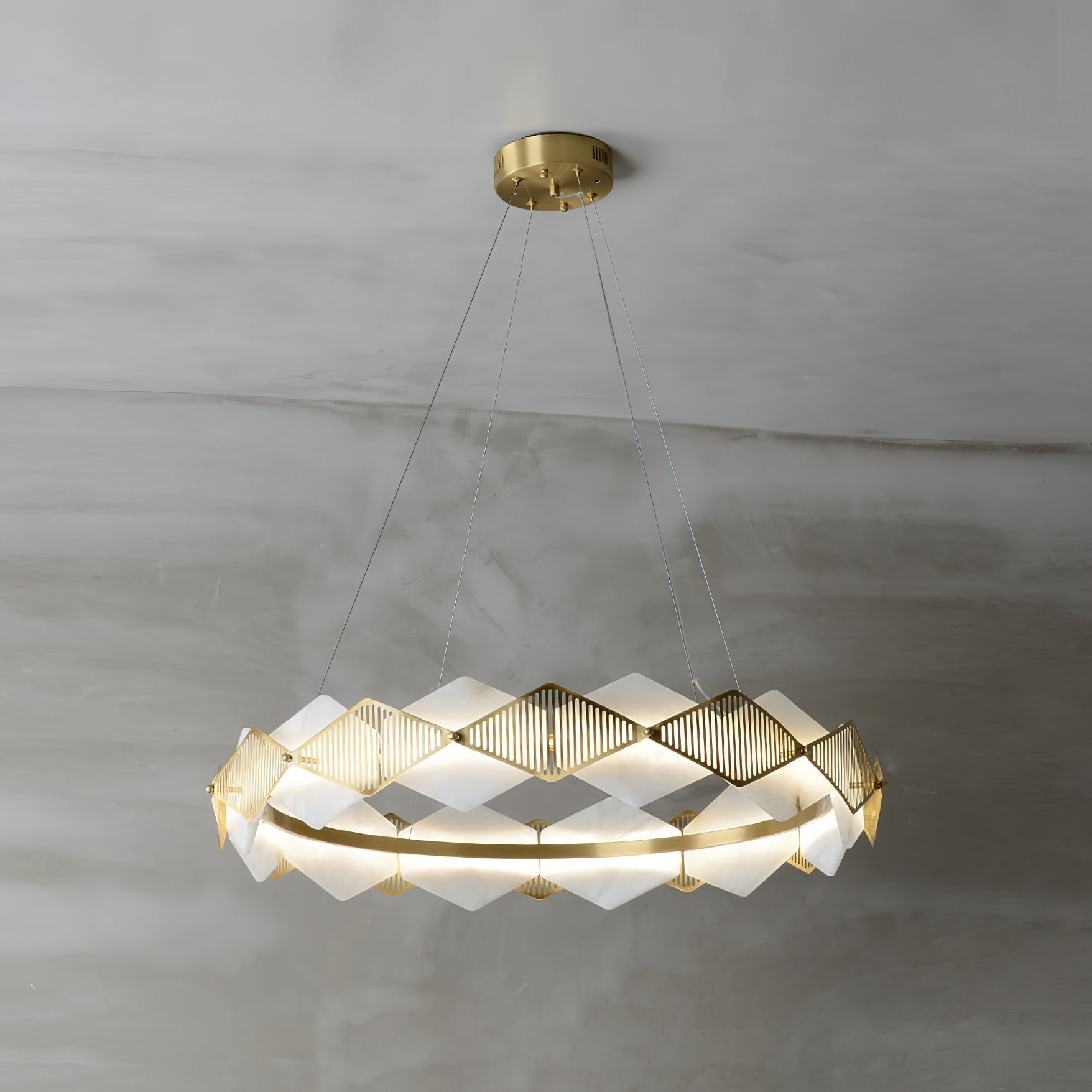 Rote LED Chandelier