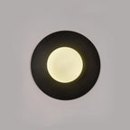 Round Glass Art Wall Lamp