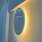 Round White Marble Sconce