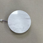 Round White Marble Sconce