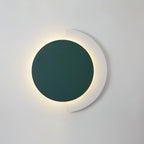 Rounded Abstract Art Sconce