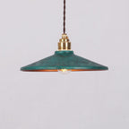 Rustic Saucer Shade Pendant Light