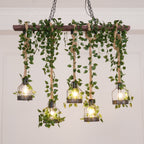 Rustic Wooden Chandelier