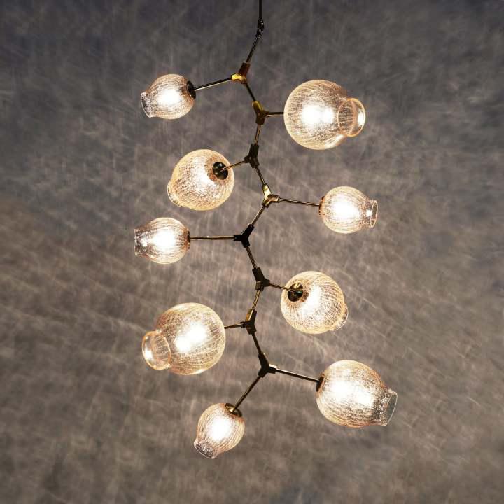 Covington Drop Globe Branching Bubble Chandelier 38''