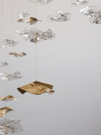 Tidal Stair Crystal Spiral Chandelier