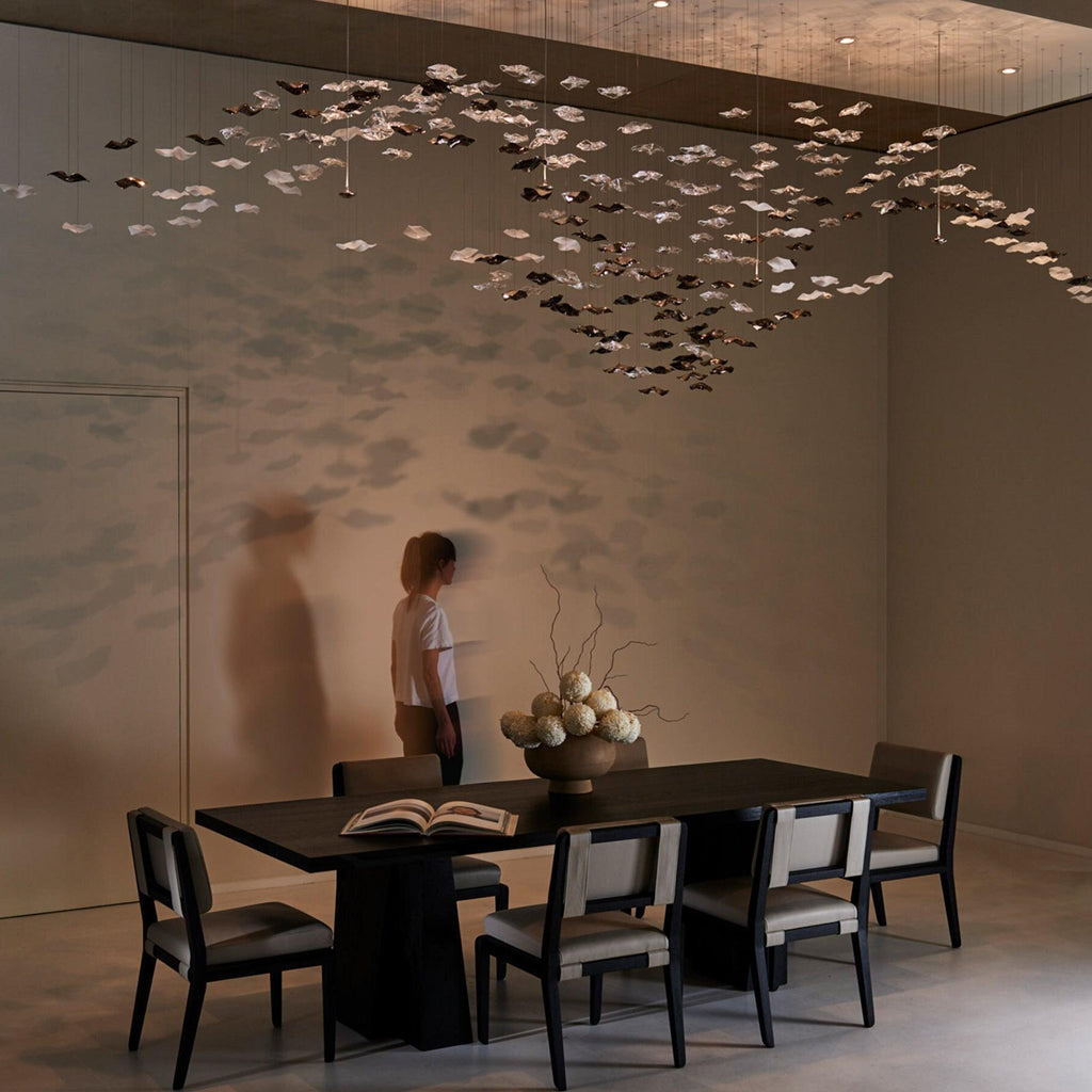 Tidal Stair Crystal Spiral Chandelier