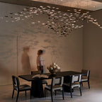 Tidal Stair Crystal Spiral Chandelier