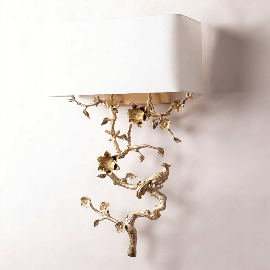 Sanremo Branch Brass Wall Light
