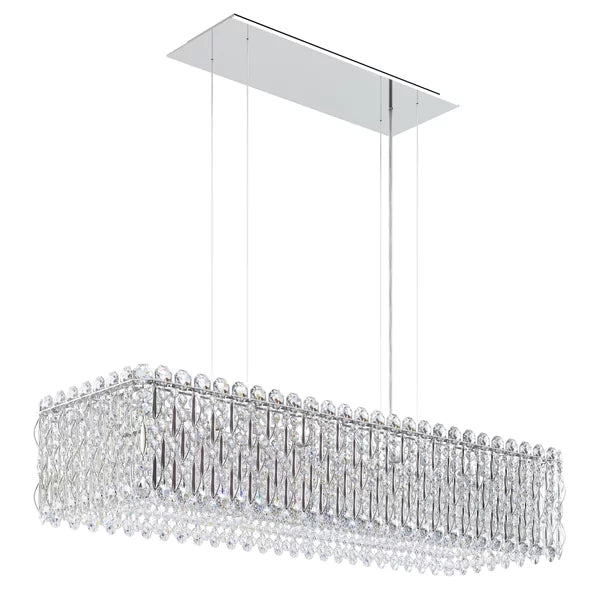 Light Luxury Crystal Beads Drum Collection Flush Mounted / rectangle / round Chandelier