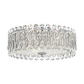 Light Luxury Crystal Beads Drum Collection Flush Mounted / rectangle / round Chandelier