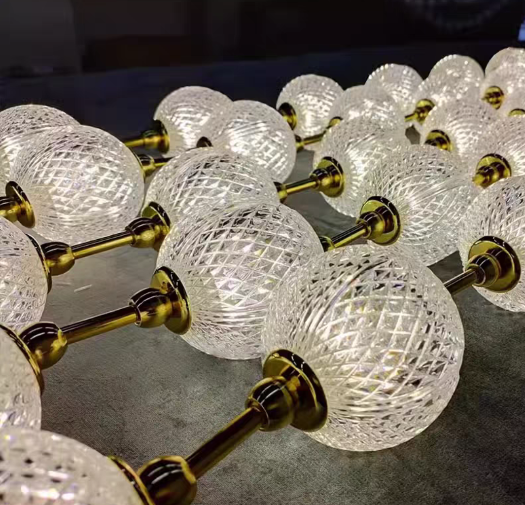 Modern Creative Pearl Necklace Chandelier for Living Room / staircase / foyer / entryway