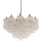 Murano Chandelier – 37 Glasses- Transparent
