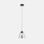Sculptural Glass Pendant Lamp