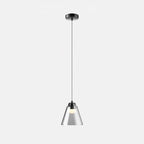 Sculptural Glass Pendant Lamp