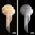 Cadena Chain Tassel Duplex Chandelier