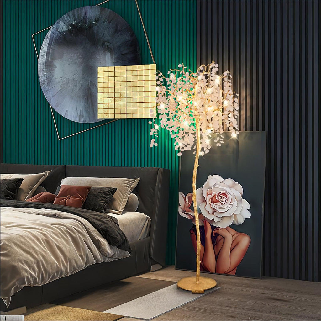 Shiro Noda Branch Crystal Floor Lamp