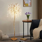 Shiro Noda Branch Crystal Floor Lamp