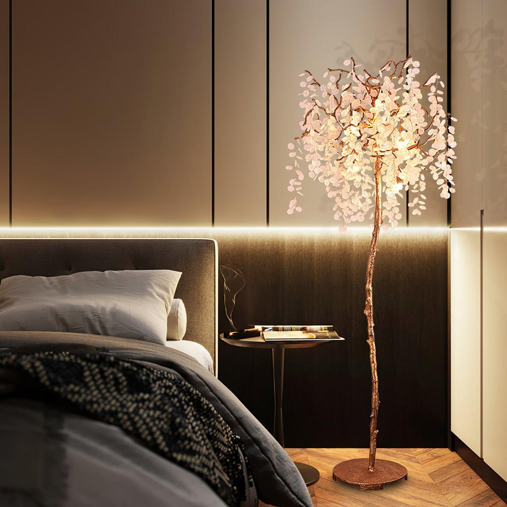 Shiro Noda Branch Crystal Floor Lamp