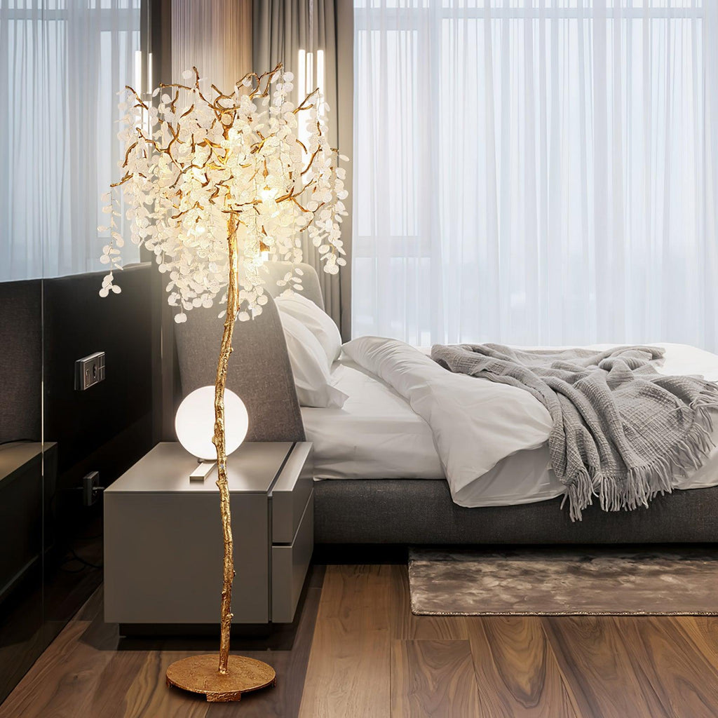 Shiro Noda Branch Crystal Floor Lamp