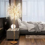 Shiro Noda Branch Crystal Floor Lamp