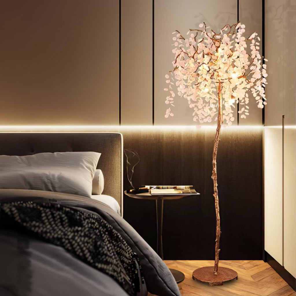 Shiro Noda Branch Crystal Floor Lamp