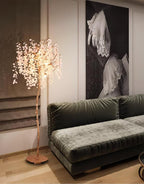 Shiro Noda Branch Crystal Floor Lamp