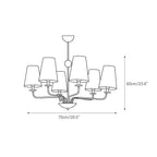 Siena Fabric Chandelier