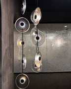 Modern Art Design Radiant Glass Chandelier