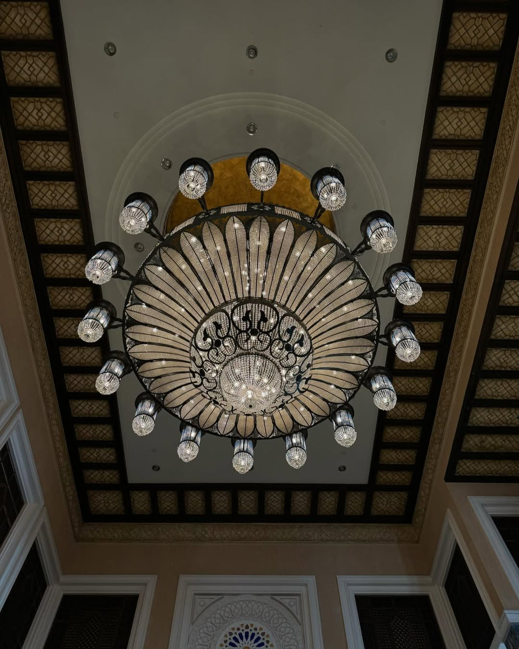 Arabian Nights Ornate Elegance Chandelier for High-Ceiling