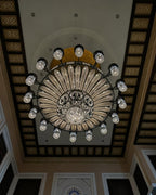 Arabian Nights Ornate Elegance Chandelier for High-Ceiling