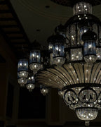 Arabian Nights Ornate Elegance Chandelier for High-Ceiling