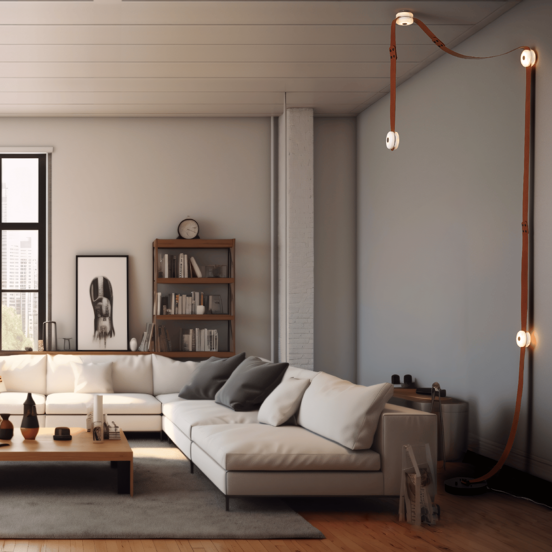 Snaps LED Floor-to-Ceiling Lamp