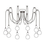 Spider Ceiling Chandelier