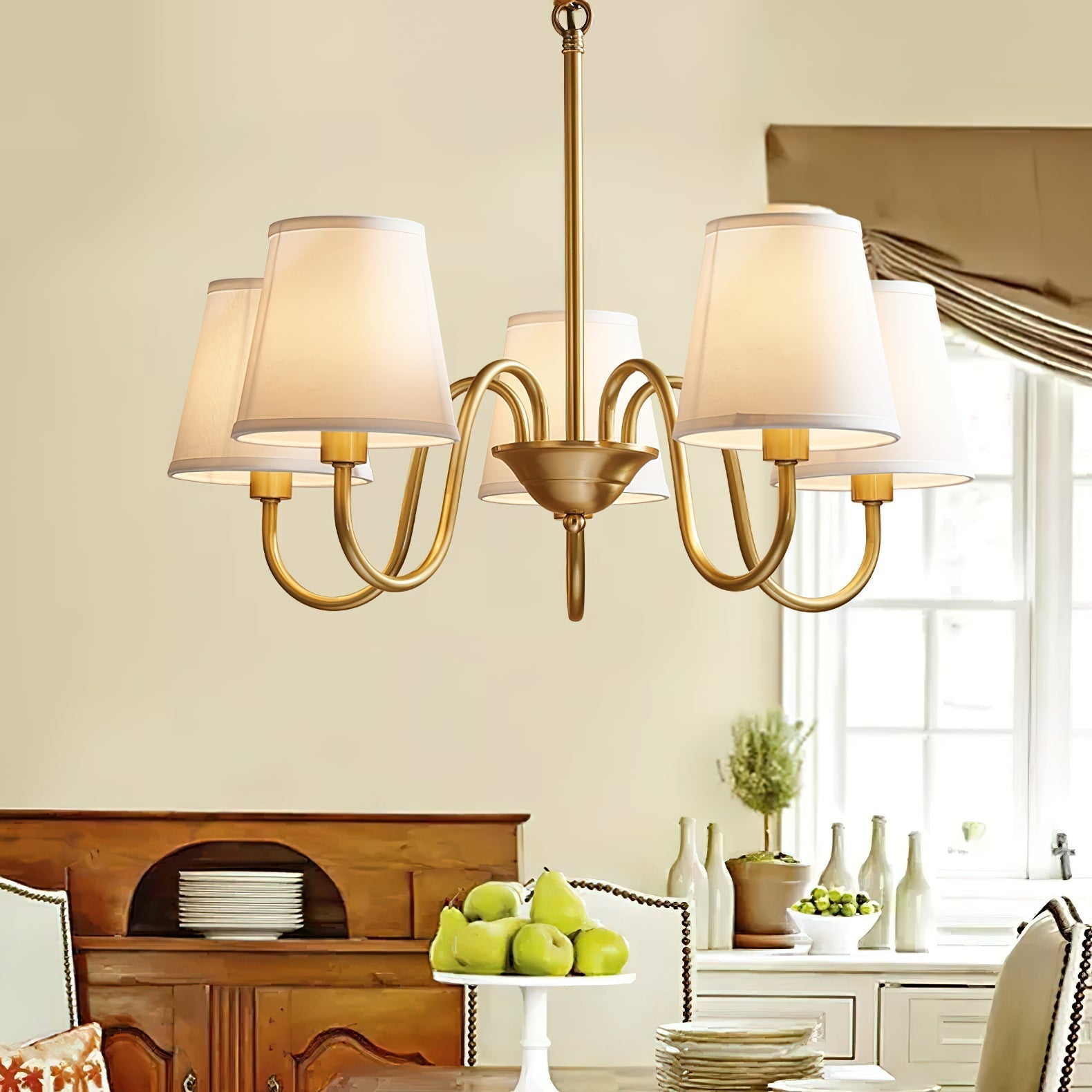 Aged Stacey Chandelier